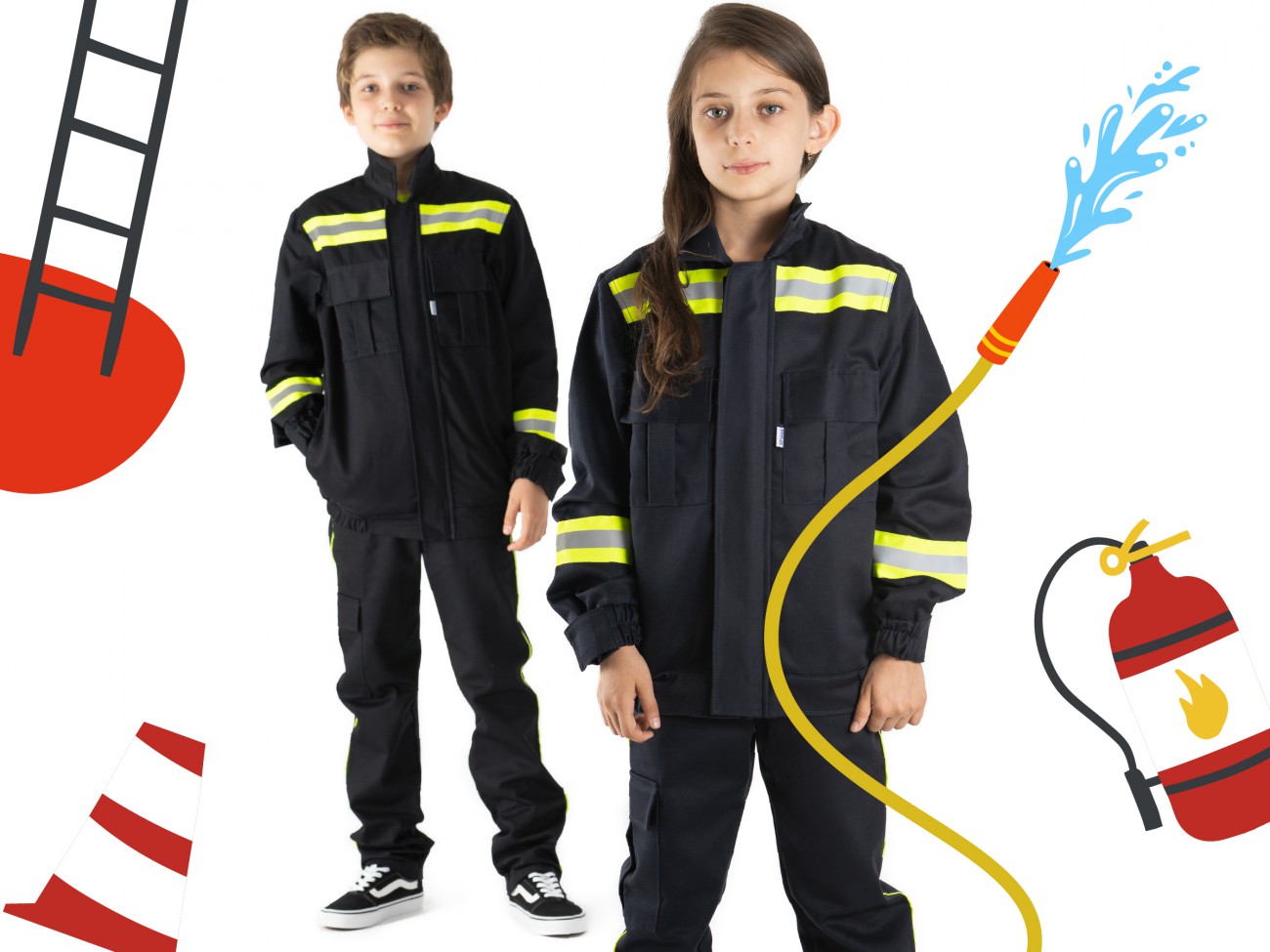 PMB KIDS - detské hasičské súprava ušité na Slovensku