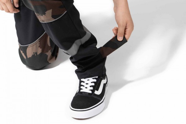 reflexný prvok a možnosť upraviť šírku nohavice